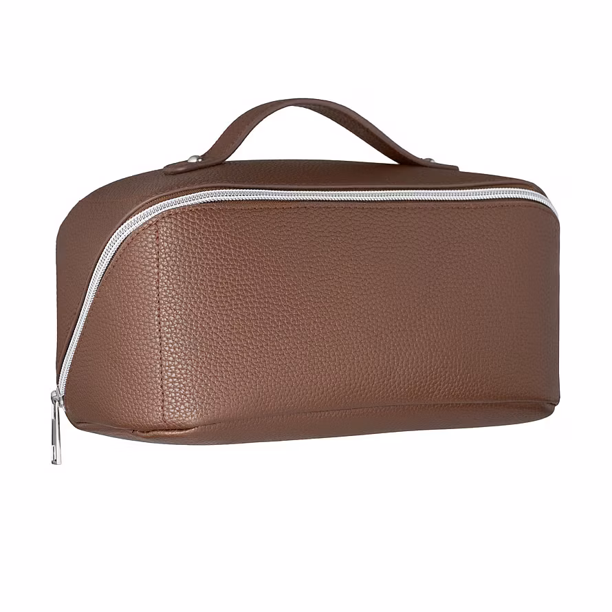 Kicks Beauty Large Beauty Bag Brown