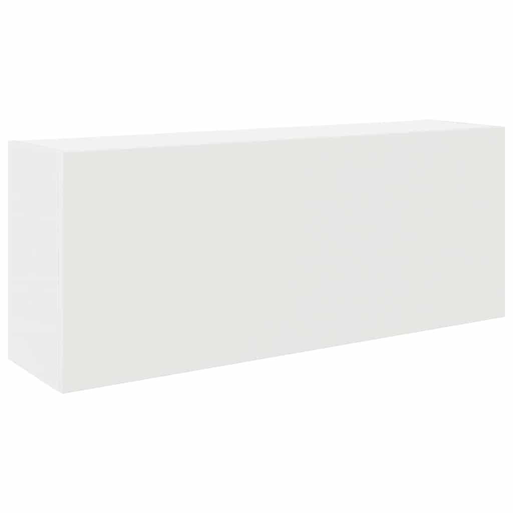 vidaXL vidaXL Veggskap til baderom hvit 100x25x40 cm konstruert tre