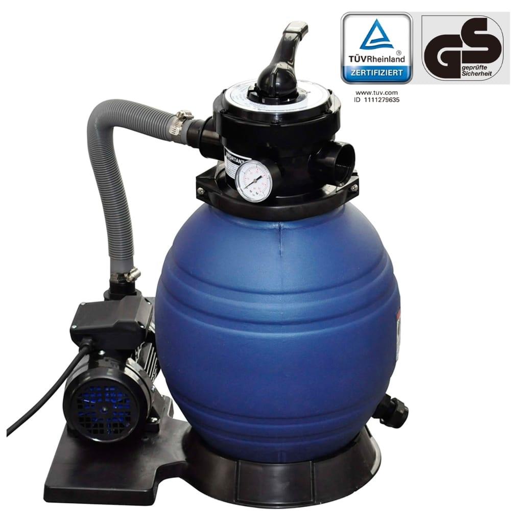 vidaXL vidaXL Sandfilterpumpe 400 W 11000 l/t