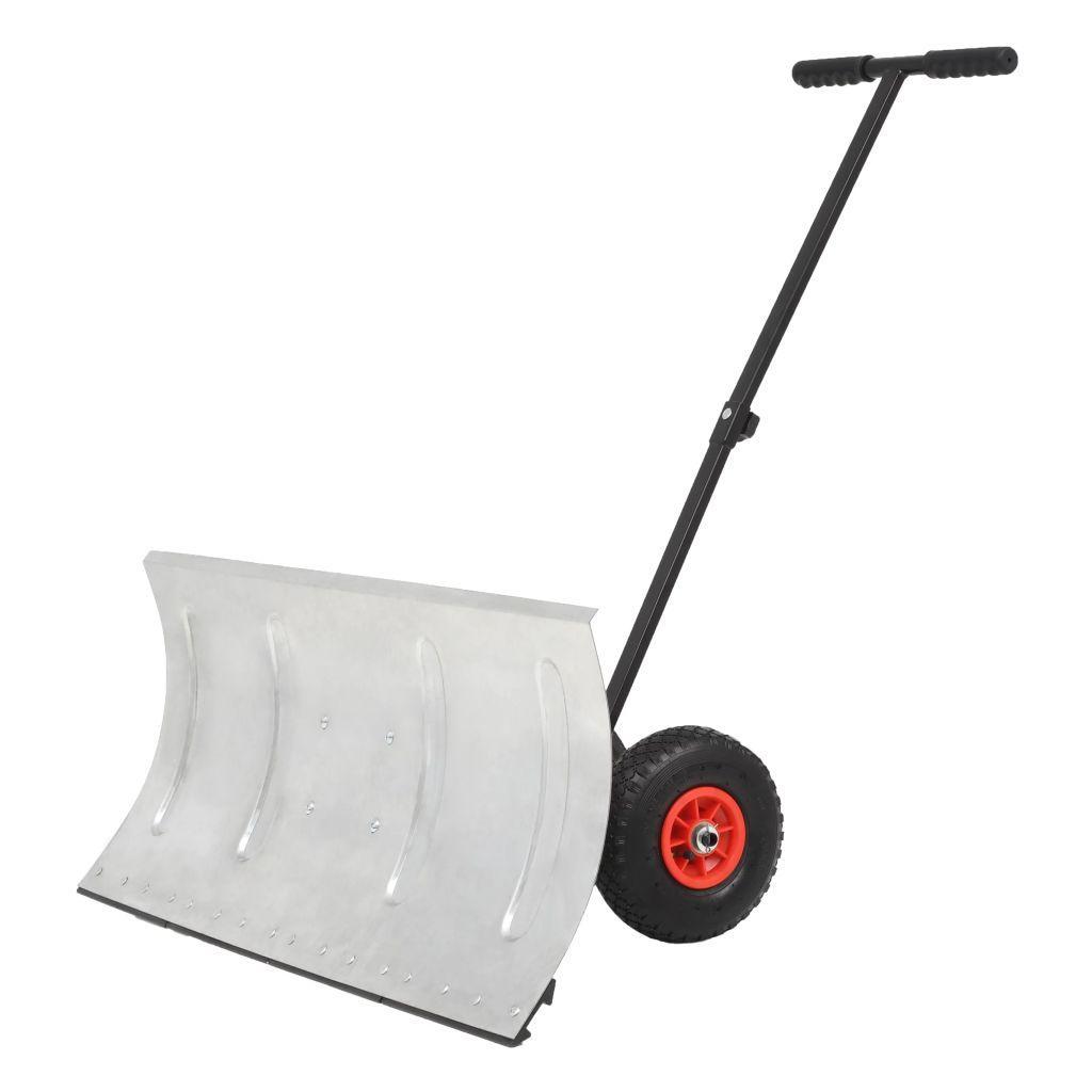 vidaXL vidaXL Manuell snøplog med hjul 100x44 cm
