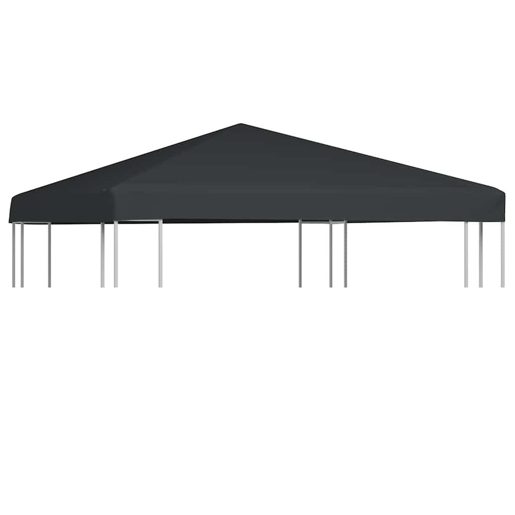 vidaXL vidaXL Toppduk til paviljong 310 g/m² 3x3 m grå