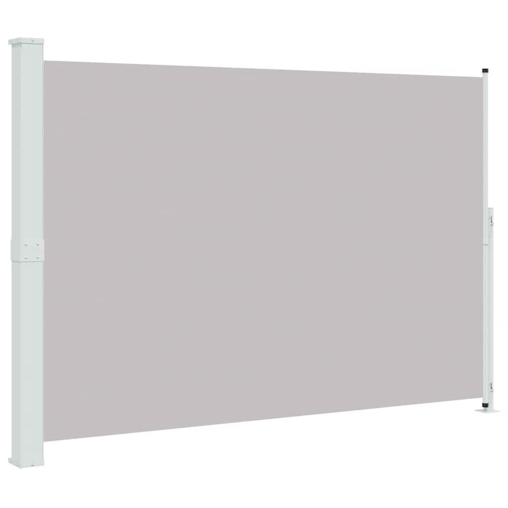 vidaXL vidaXL Uttrekkbar sidemarkise 200x300 cm grå