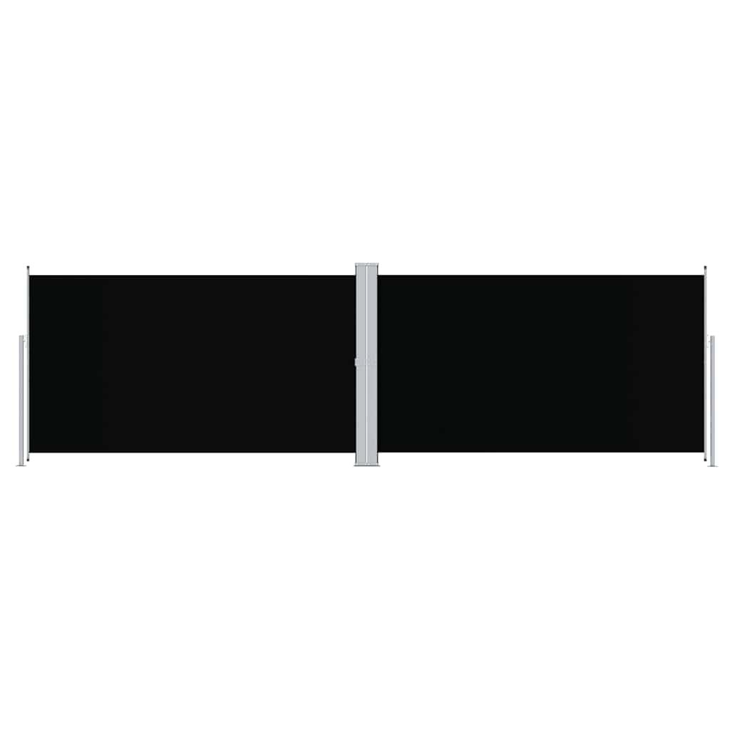 vidaXL vidaXL Uttrekkbar sidemarkise 180x600 cm svart