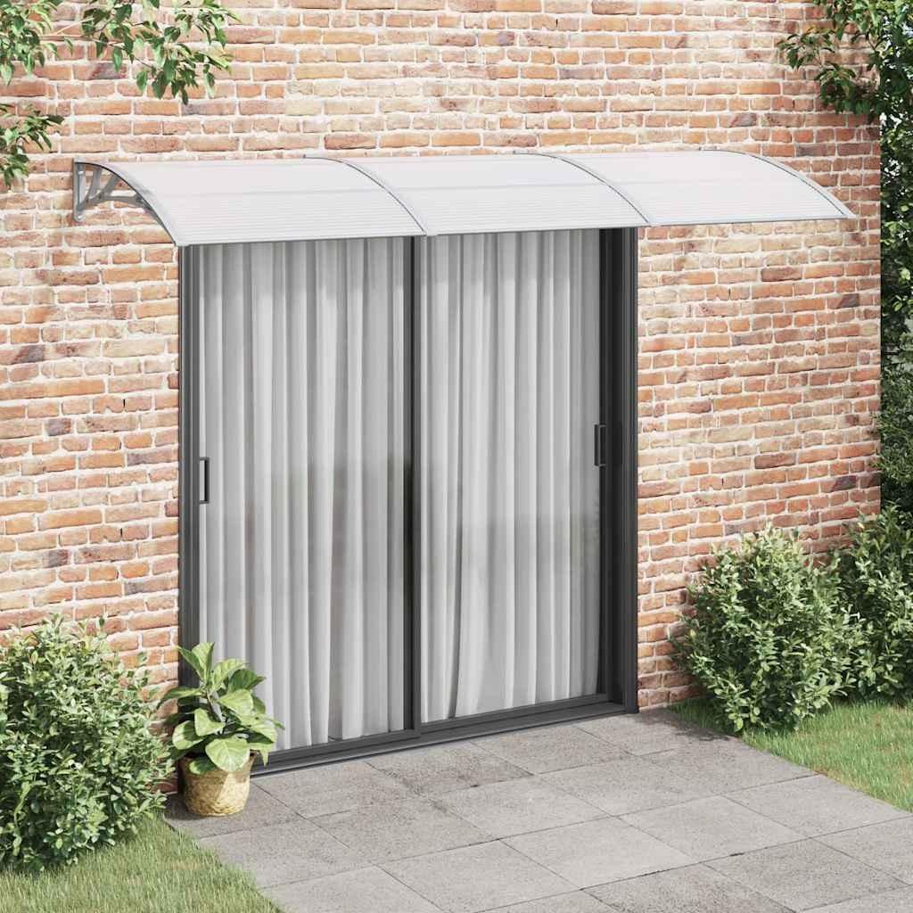 vidaXL vidaXL Skjermtak grå 300x75 cm polykarbonat