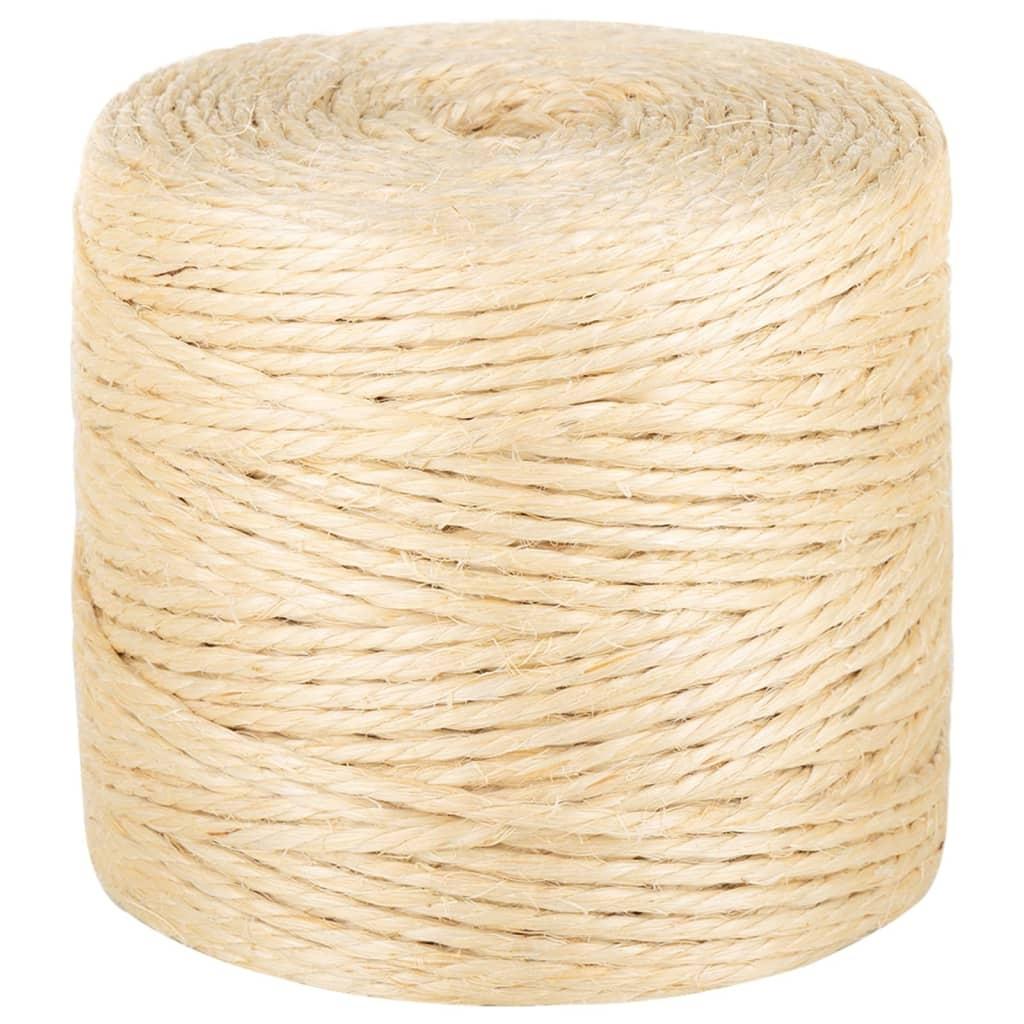 vidaXL vidaXL Tau 100% sisal 4 mm 50 m