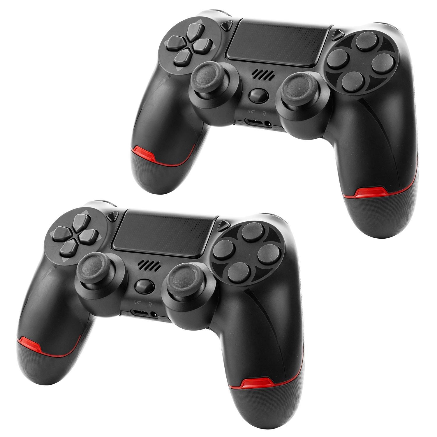 Trådløs spillkontroll kompatibel med PS4 - DoubleShock - 2-Pak