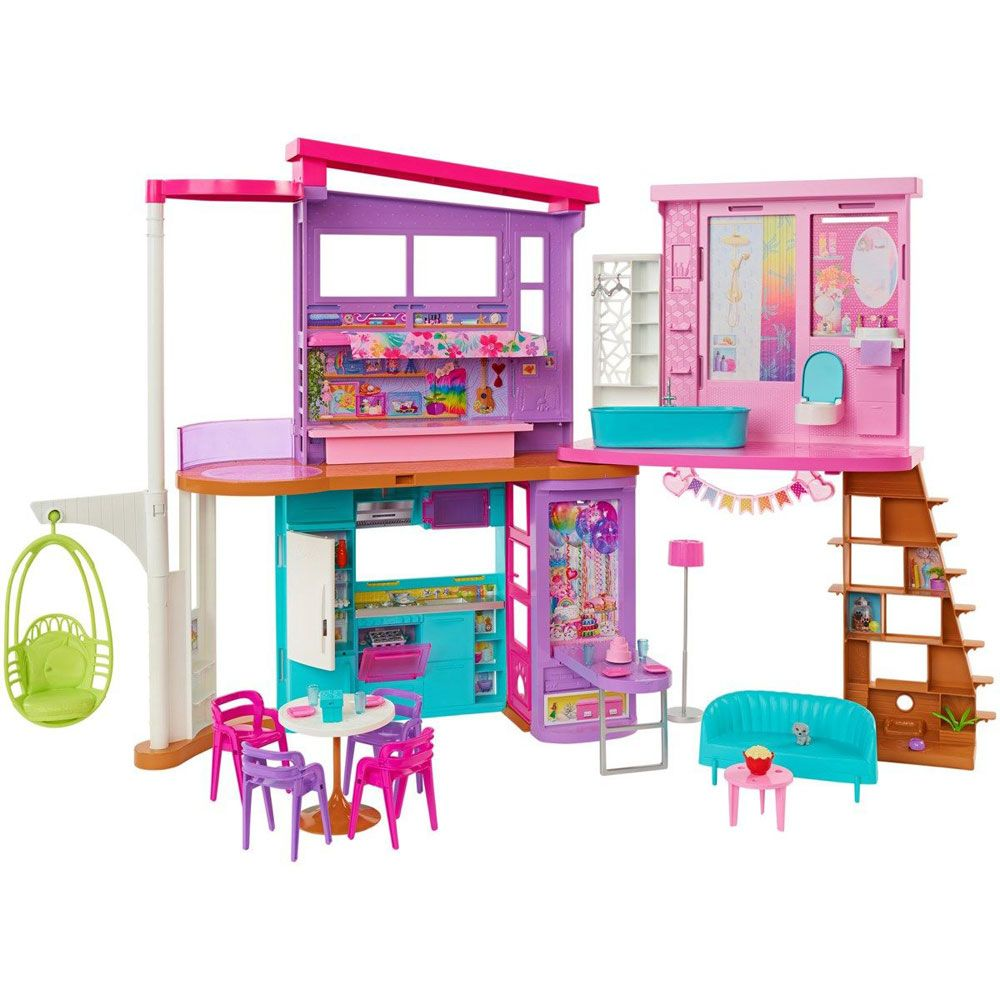 Barbie Barbie Malibu Feriehus Barbie dukkehus HCD50