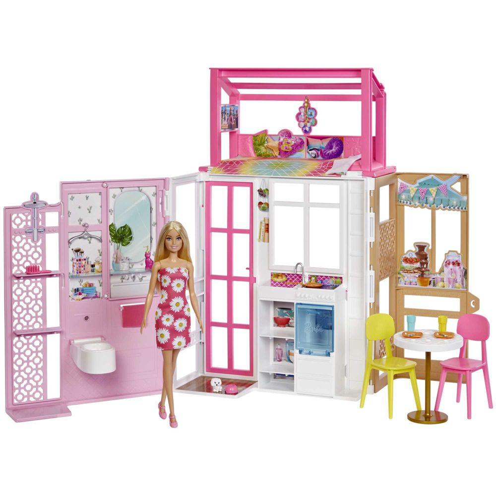 Barbie Barbie dukkehus og dukke Barbie-dukker HHY40
