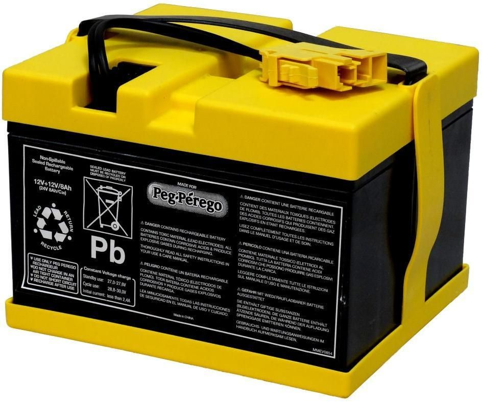 Peg-Pérego Peg Perego 24V - 8Ah Batteri Peg-Perego tilbehør 370537