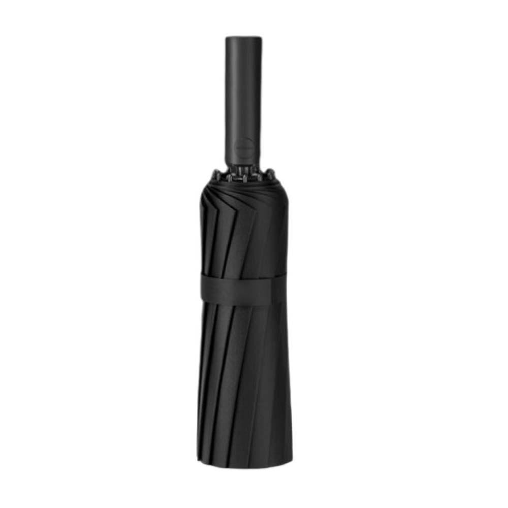 Automatisk Stormparaply med 60 Ribber (12x5) - Vindtett, Stor og Perfekt for Par Black