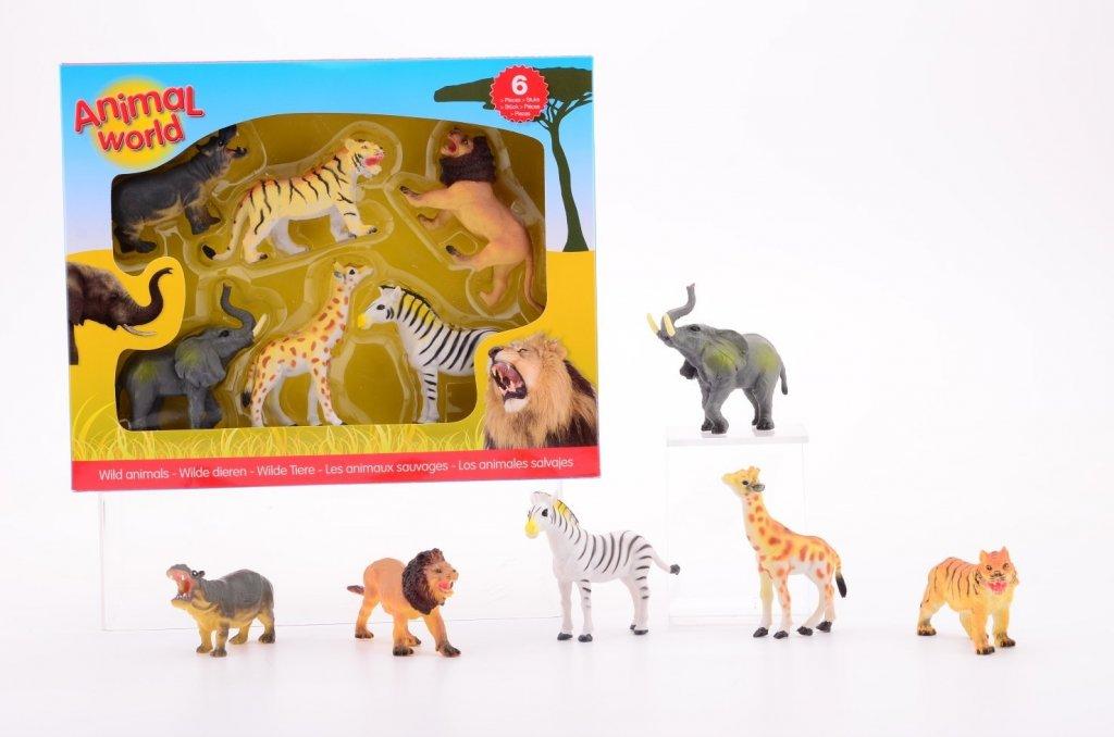 Johntoy Animal World: Figur, eksotiske dyr, 6