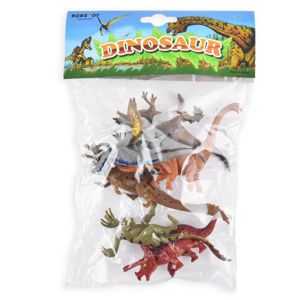 Sett med dinosaurer - 6 stk