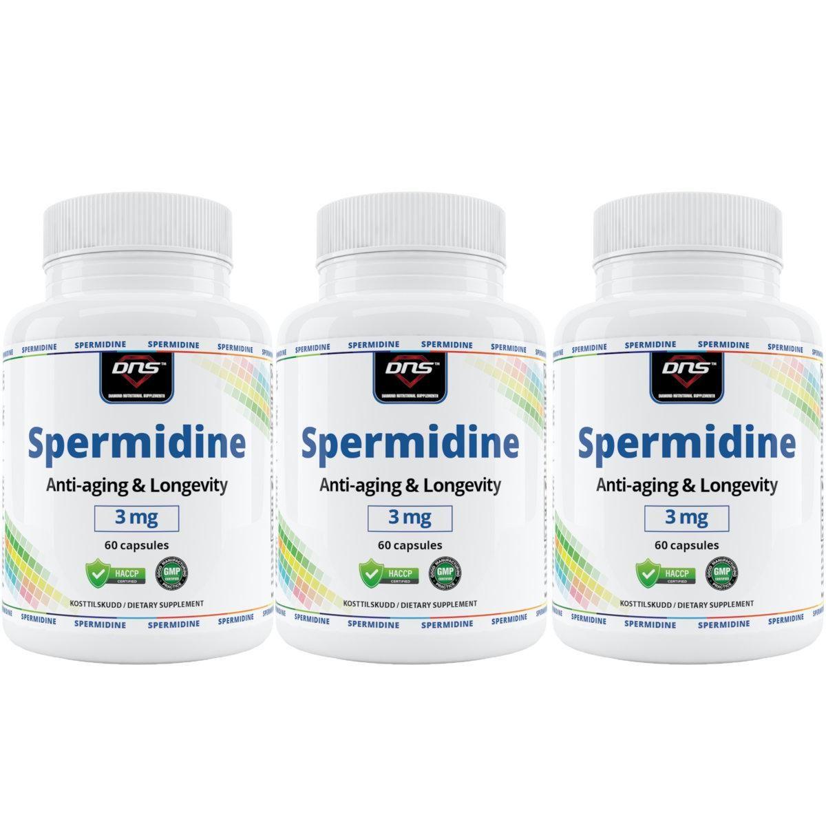DNS 3-pack Spermidine - 3 mg - 3 x 60 kapsler