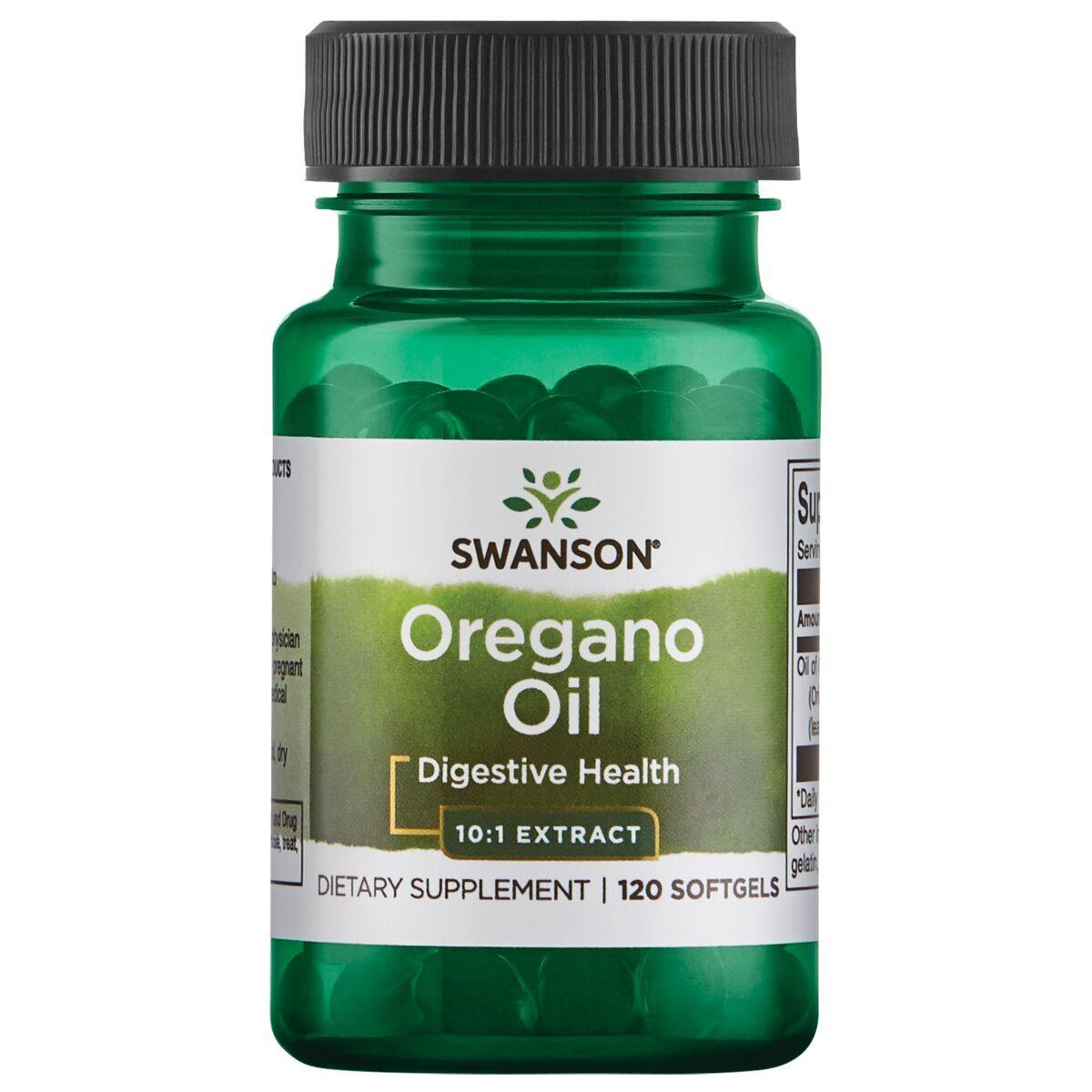 Swanson Oregano Oil Extract (Oreganoolje) - 120 kapsler