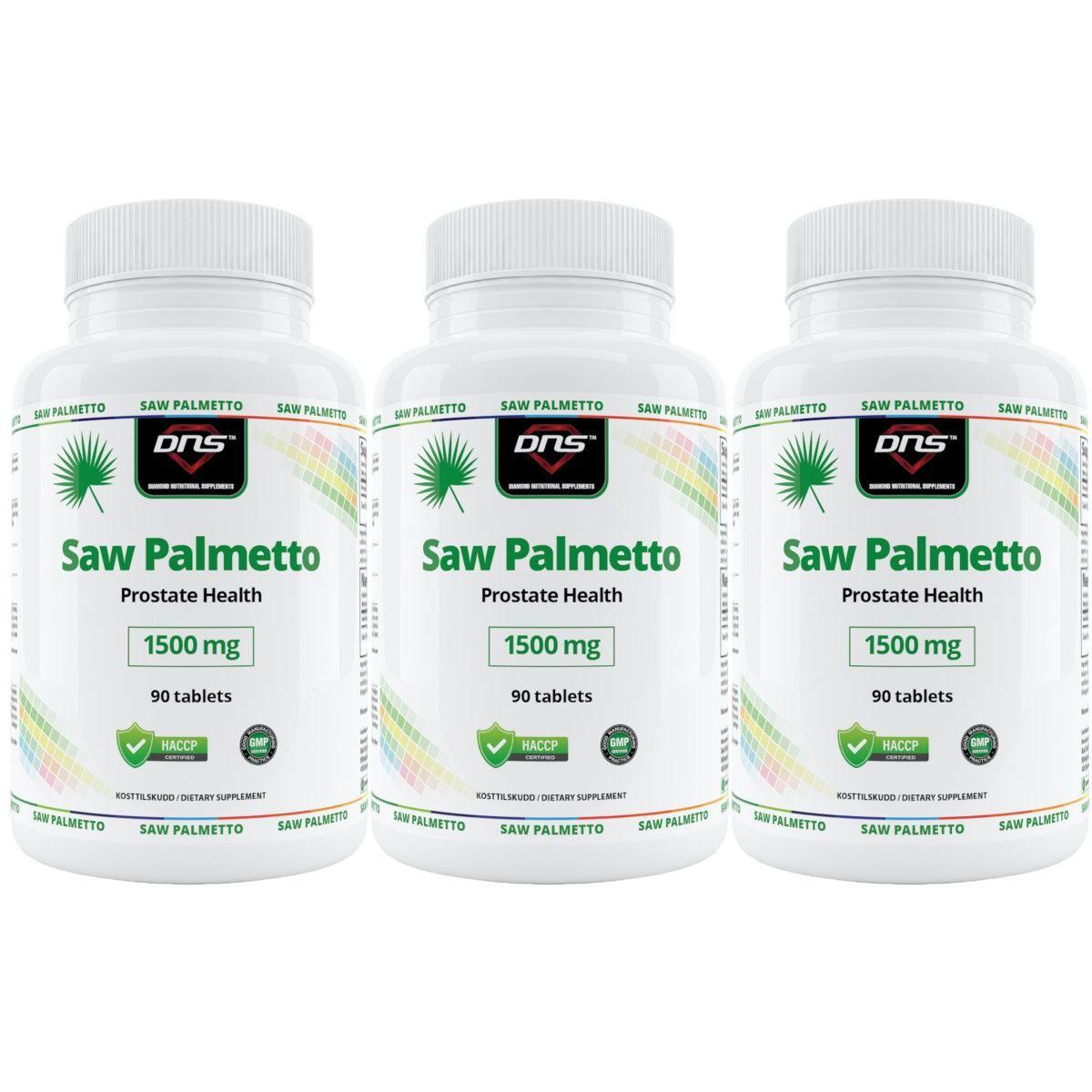 DNS 3-pack Saw Palmetto Dvergpalme - 3 x 90 tabletter