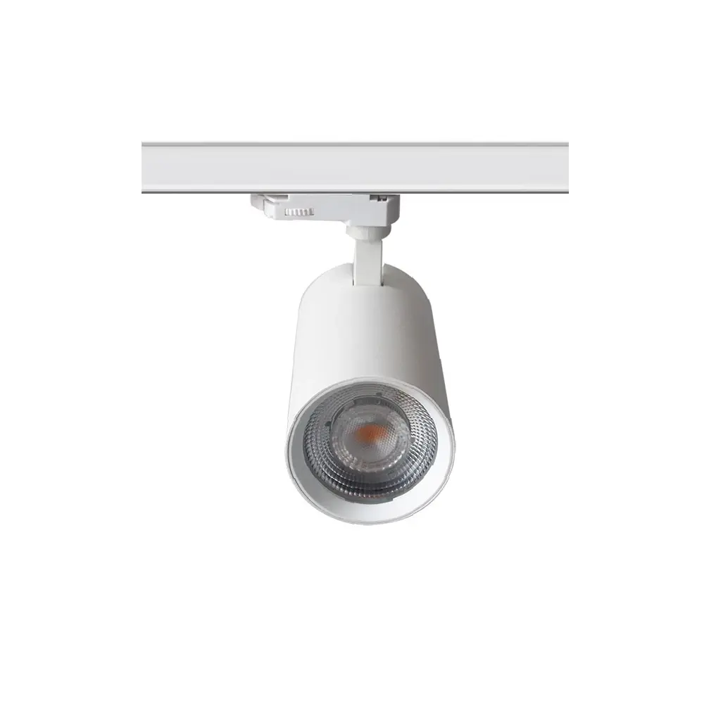 LEDlife Outlet: 28W 3-faset RA90 hvit skinnespot - Citizen LED chip, Flicker free - Dimbar : Ikke dimbar, Kulør : Nøytral, Spredning : 38°
