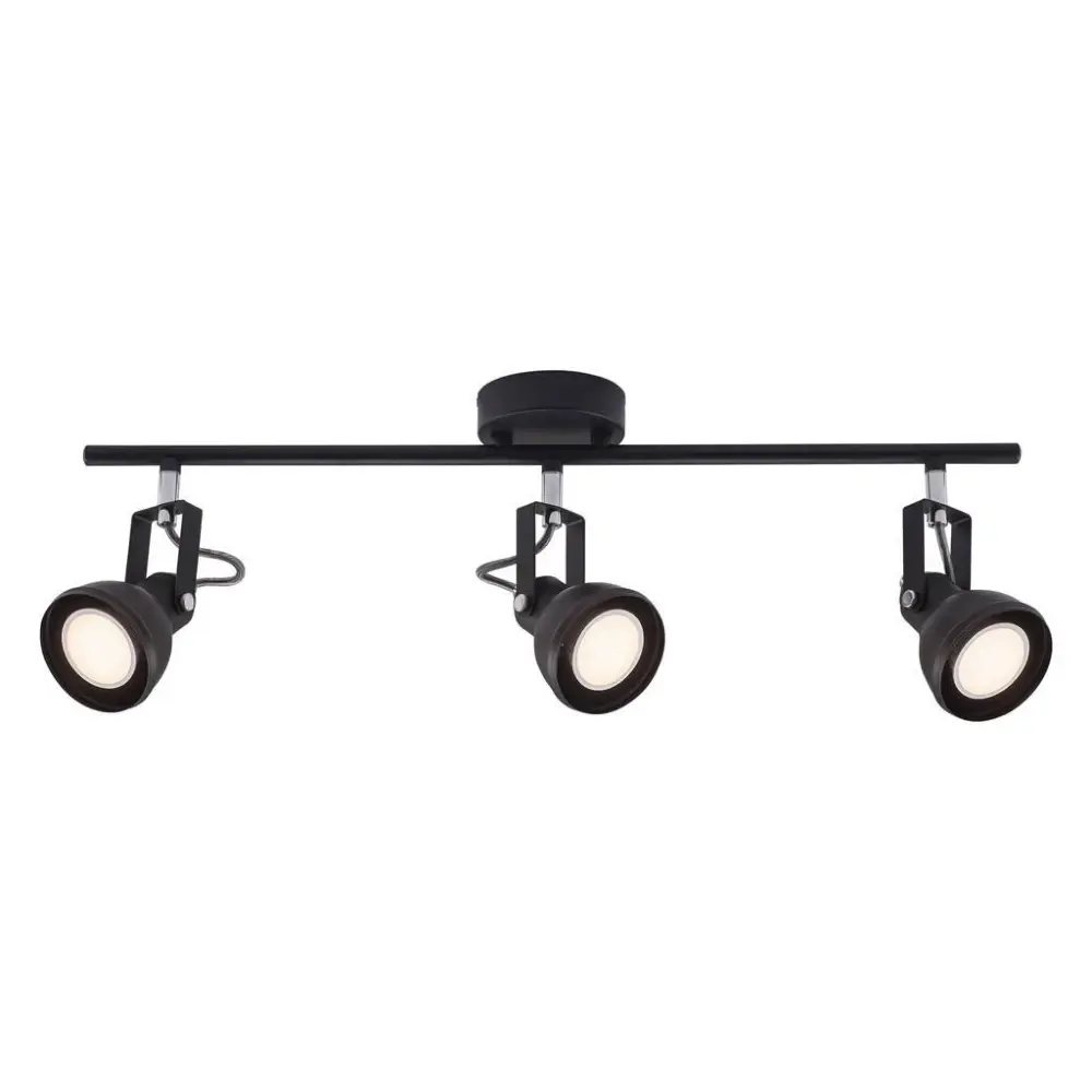 Nordlux Outlet: Nordlux Aslak 3-spotlampe, sort, GU10