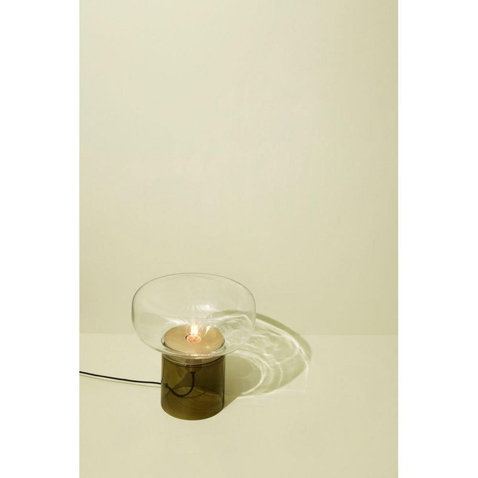 Hübsch Crave Bordlampe Clear/Dark Green Hübsch - Stue - Glass