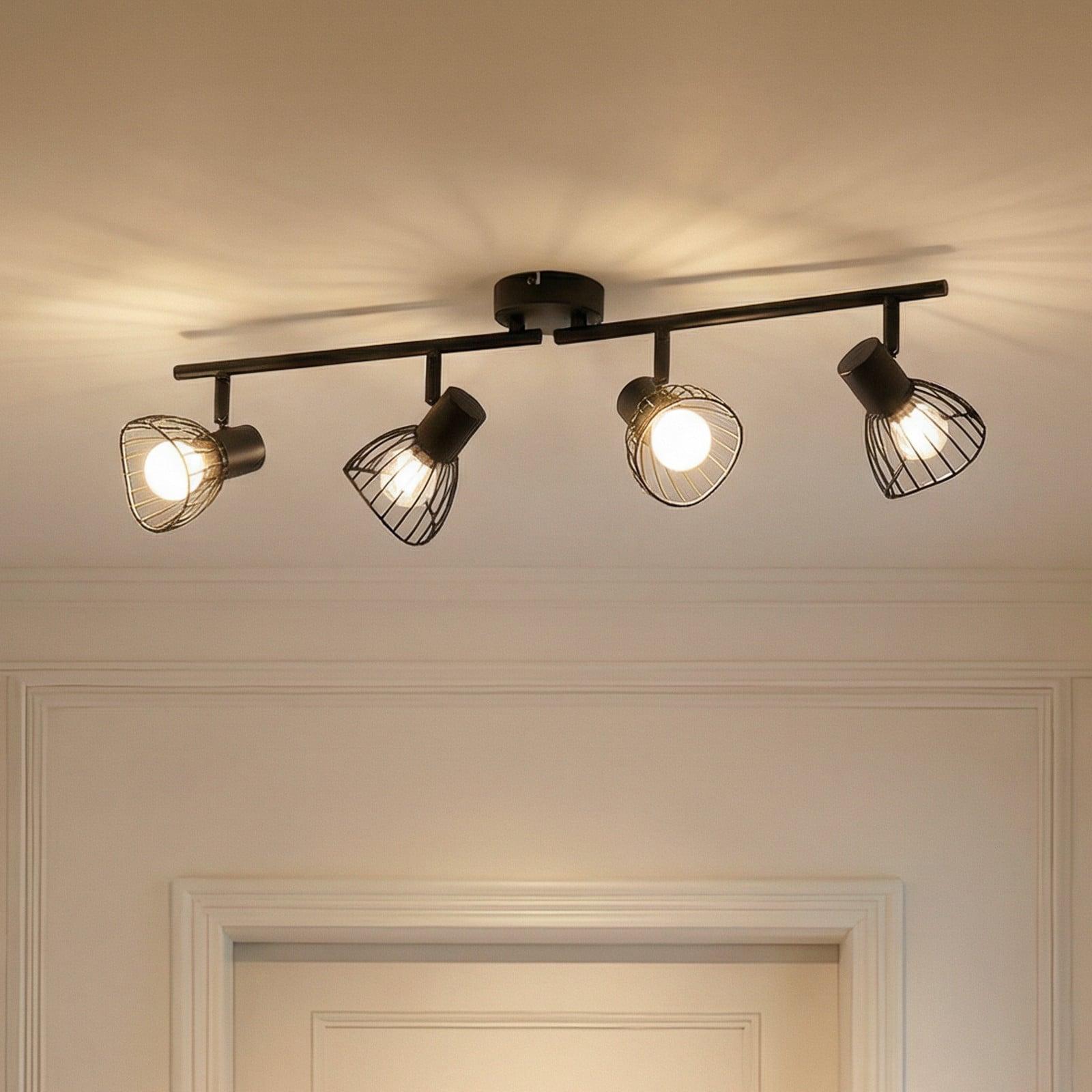 Lindby Piena 4 Taklampe Svart Lindby - Spisestue - Moderne - Metall - Med flere lyskilder