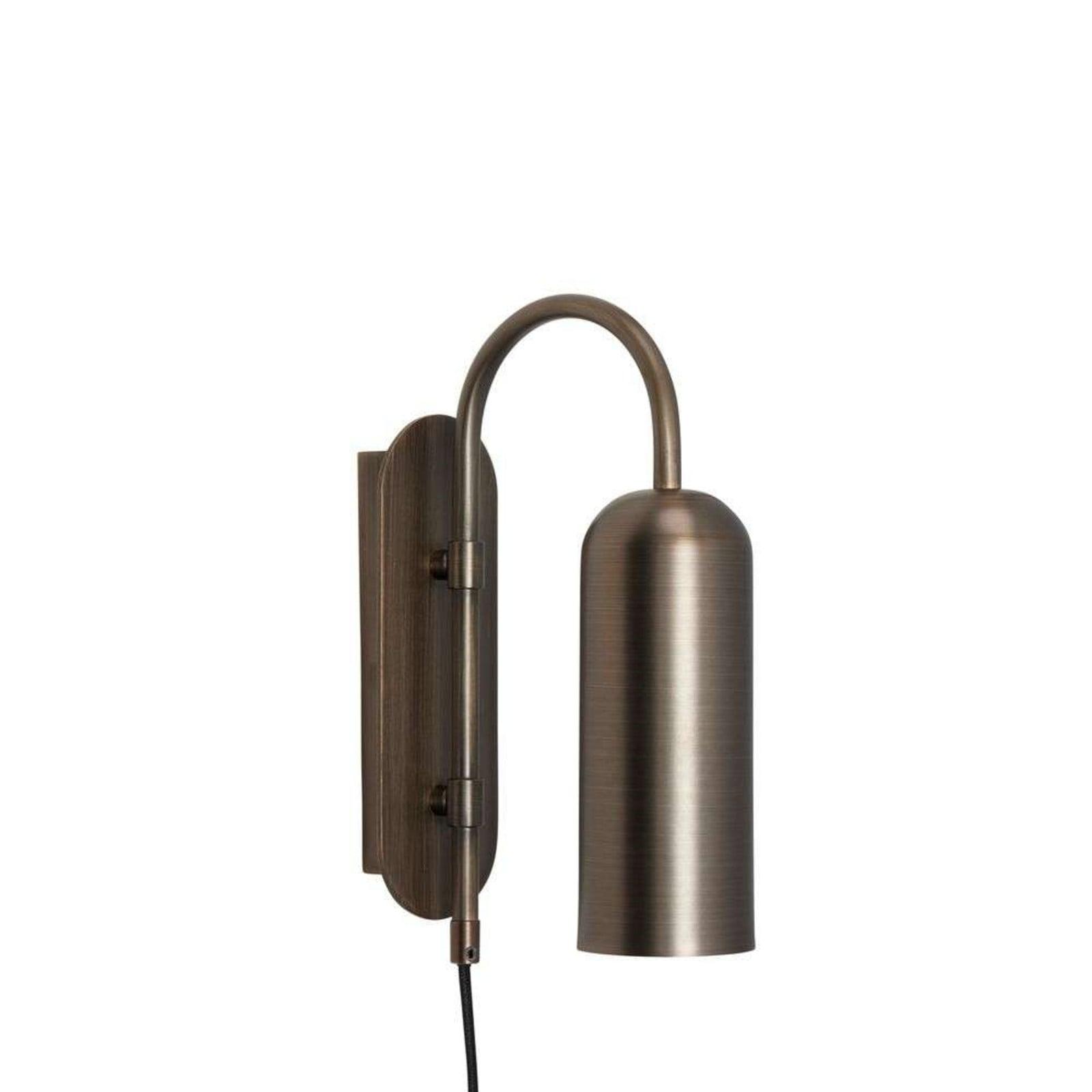 Hübsch Zenith Vegglampe Burnished Brass Hübsch - Stue - Metall
