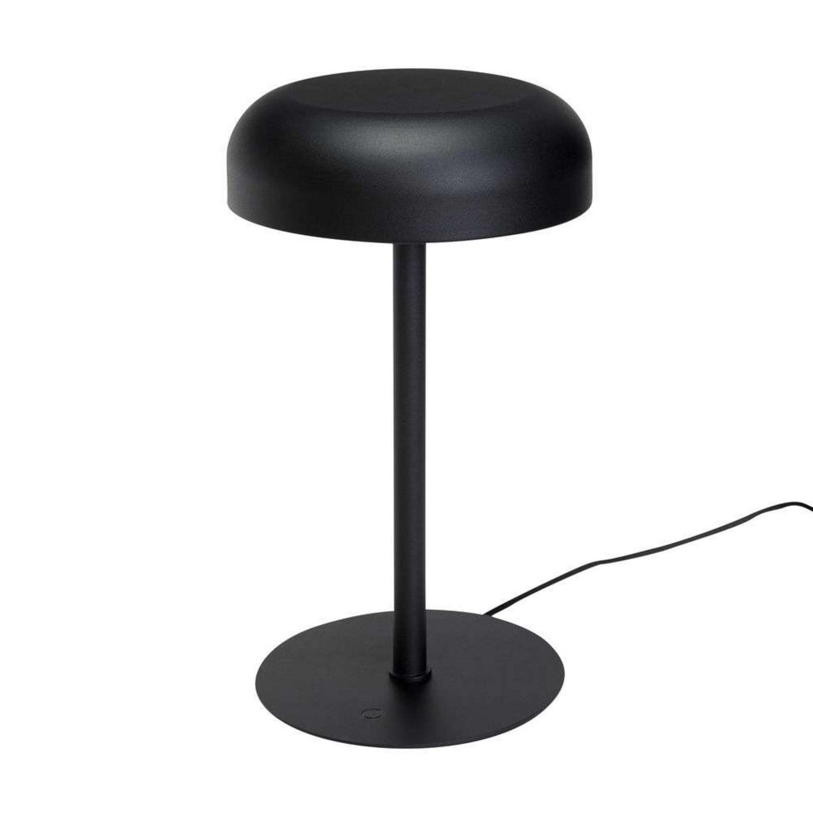 Hübsch Velo Bordlampe Black Hübsch - Stue - Plast