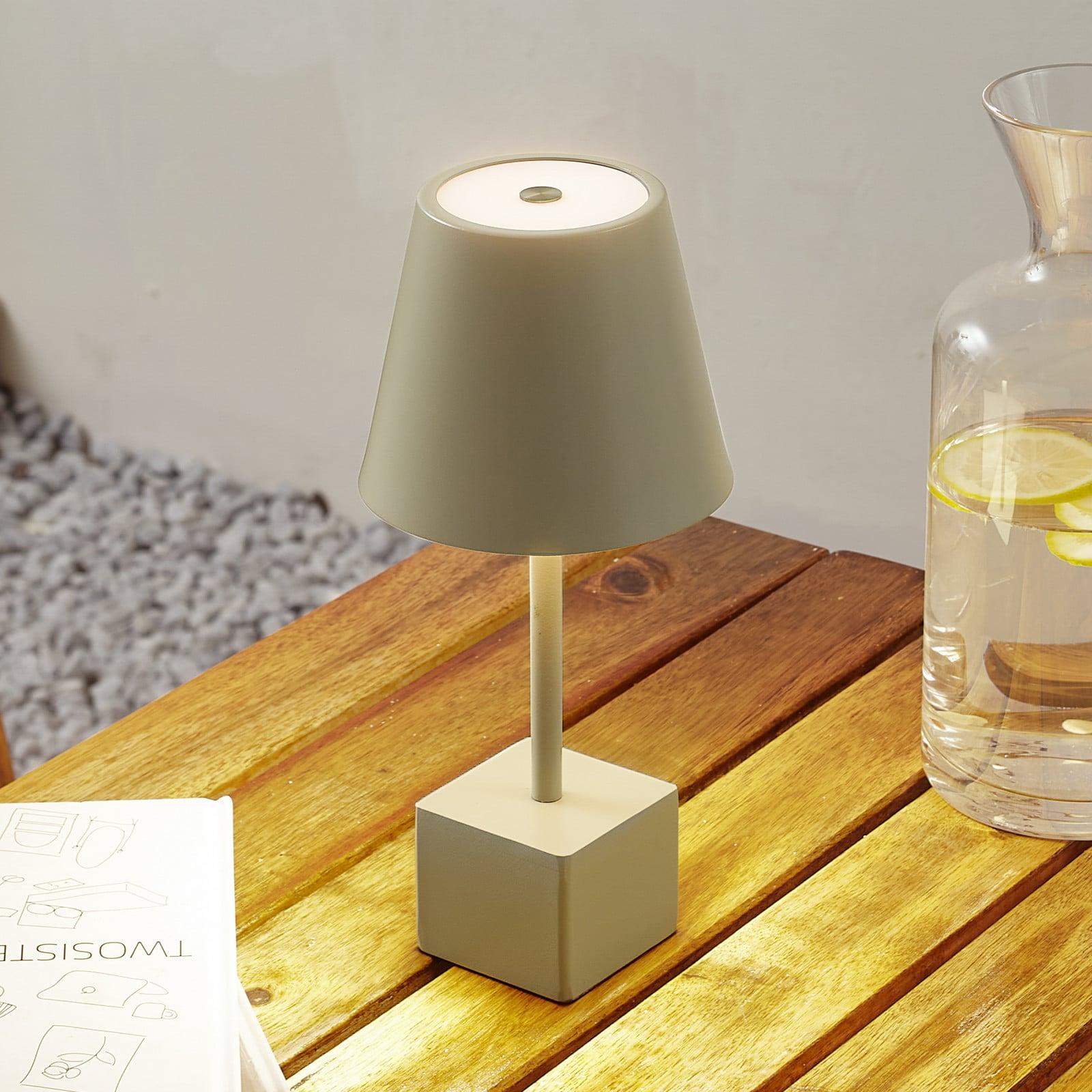 Lindby Janea Cube Portable Bordlampe Dim. IP54 Grønn Lindby - Terrasse - Moderne - Metall - Med en lyskilde