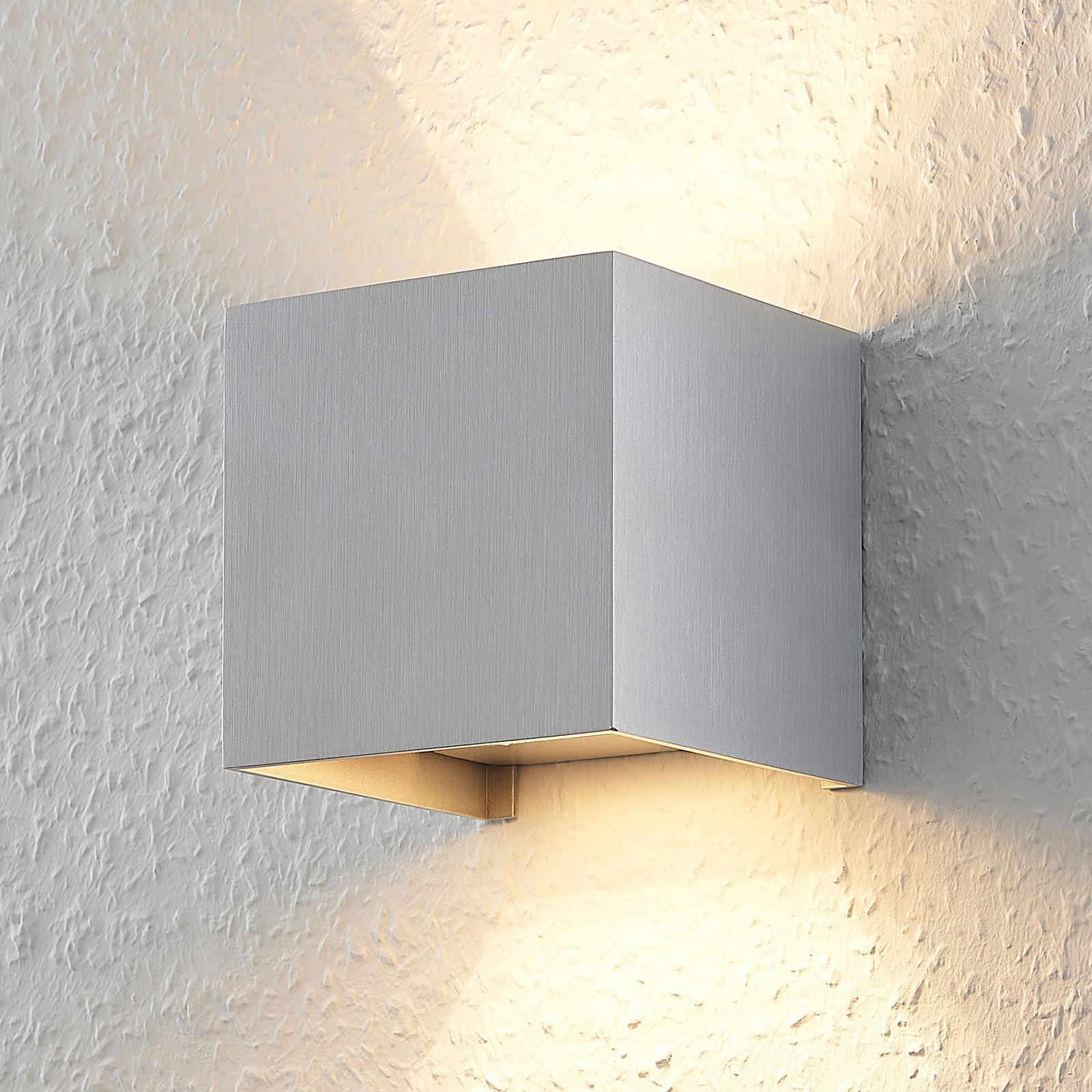 Arcchio Zuzana Vegglampe Square Alu Arcchio - Stue - Moderne - Aluminium - Kantet