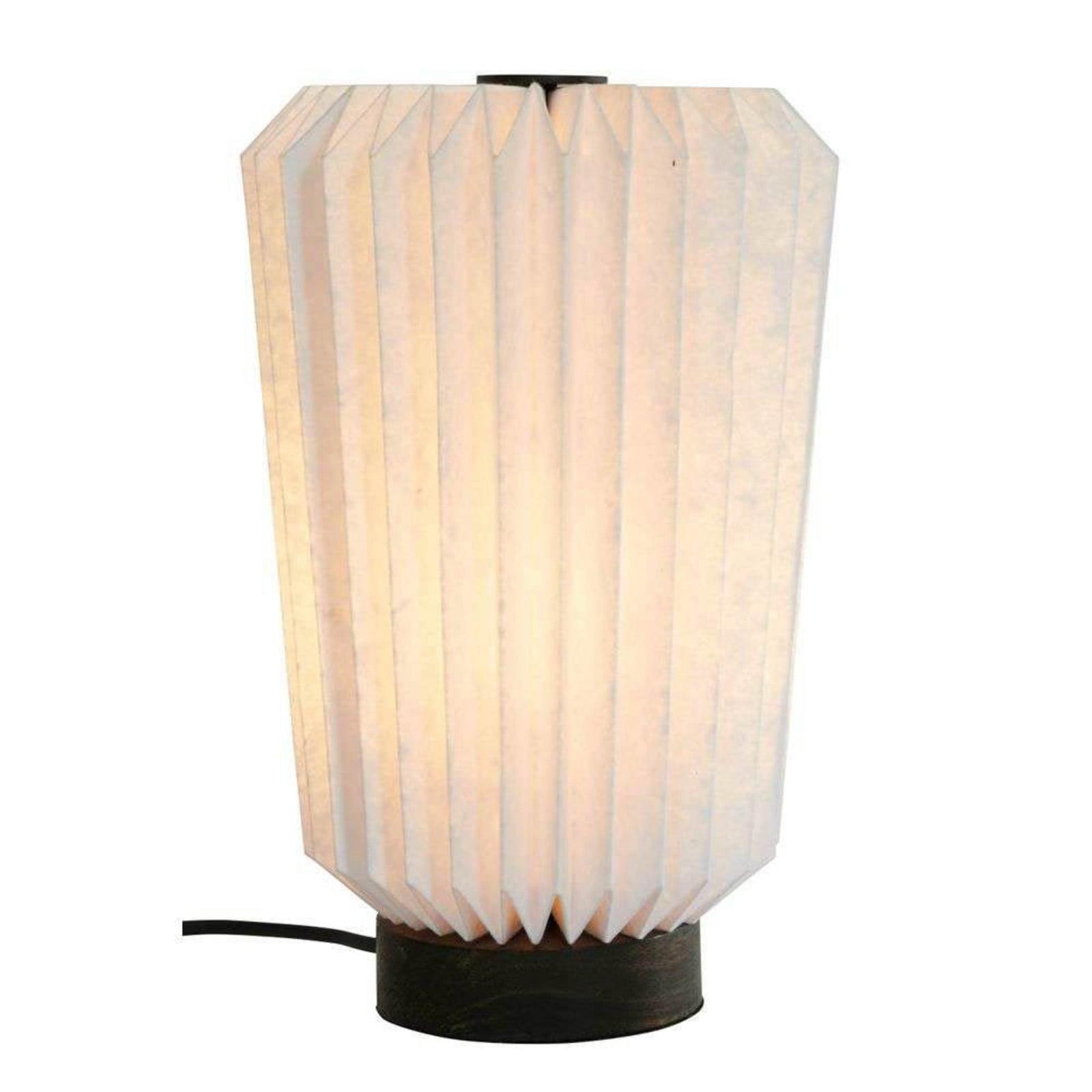 Watt & Veke Filippa bordlampe hvit/svart – Watt & Veke Watt & Veke - Stue - Skandinavisk - Papir / kartong - Med en lyskilde