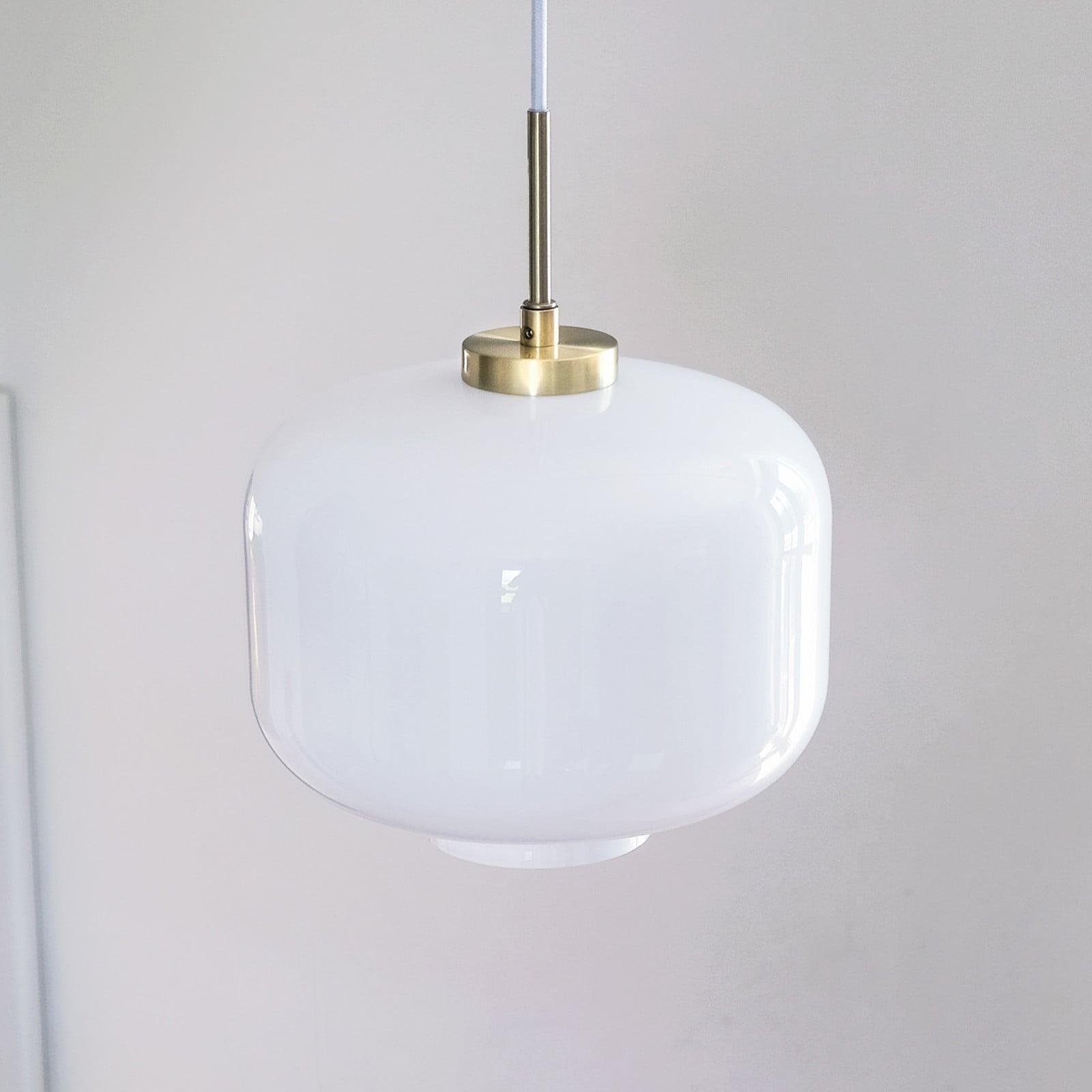 Dyberg Larsen Arp Pendel Opal/Brass Dyberg Larsen - Stue - Skandinavisk - Glass - Med en lyskilde