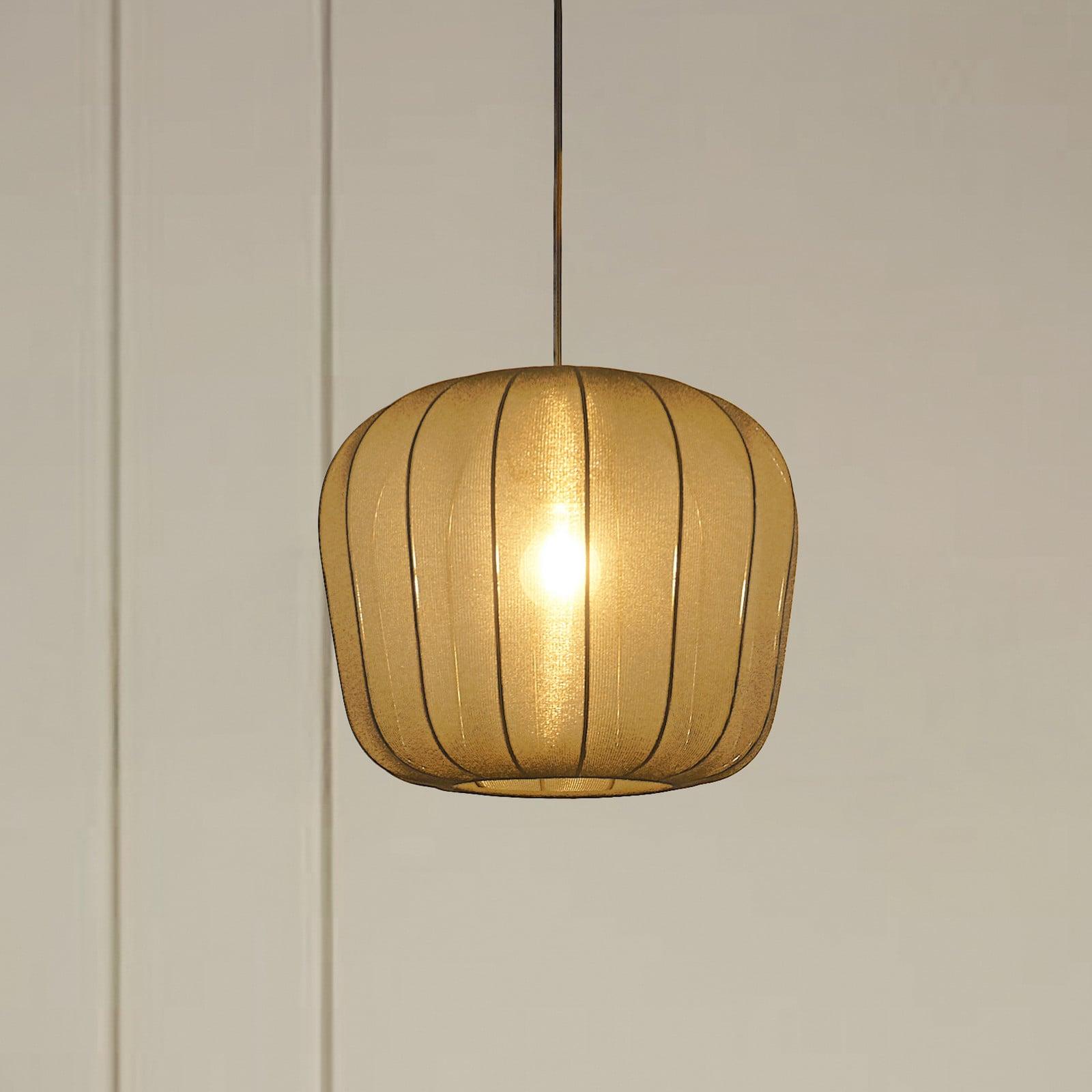 Lindby Helin Pendel Ø35 Svart Lindby - Spisestue - Moderne - Stoff / Tekstil - Med en lyskilde