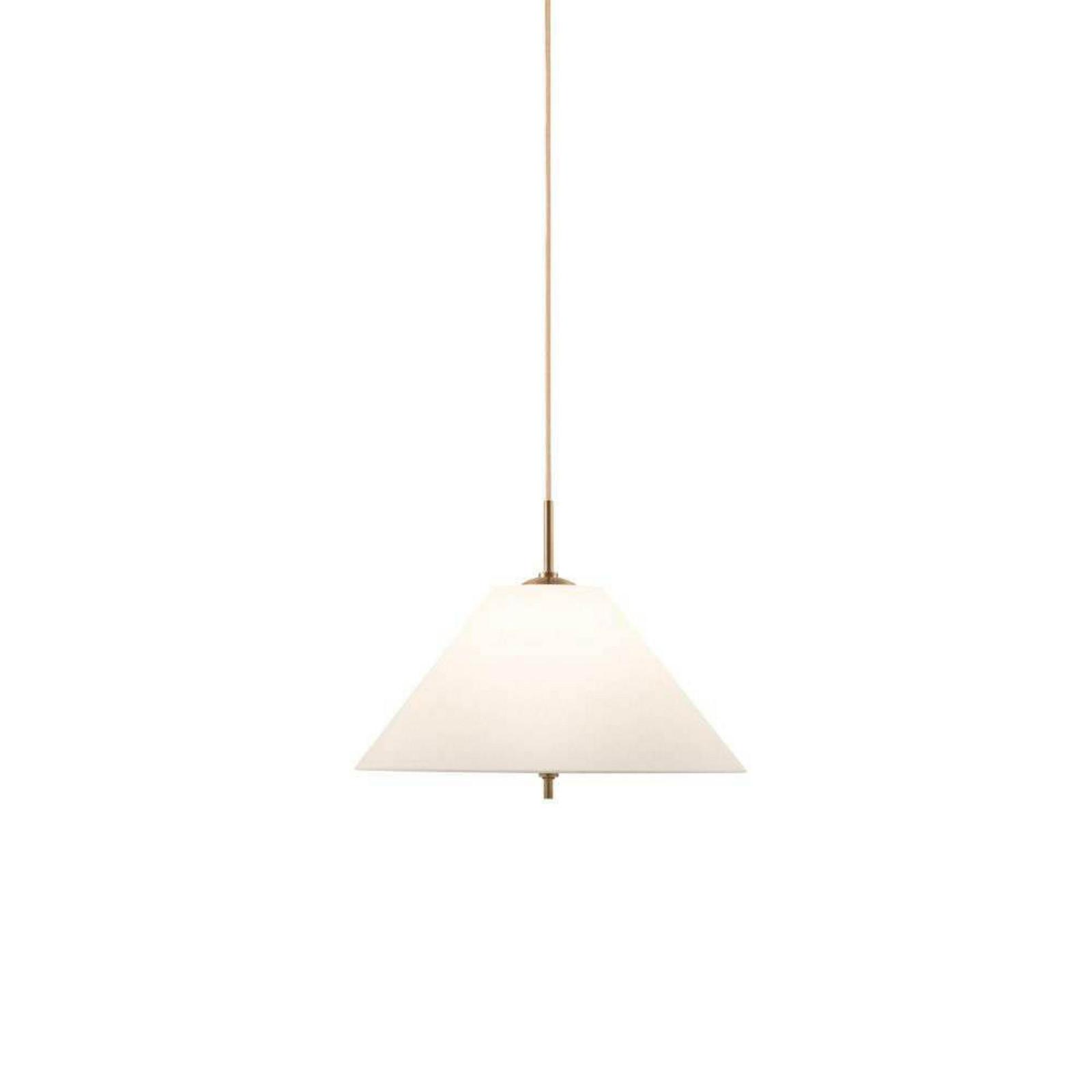 Globen Lighting Iris 25 pendellampe Cream Globen Lighting - Stue - Vintage - Stoff / Tekstil - Med en lyskilde