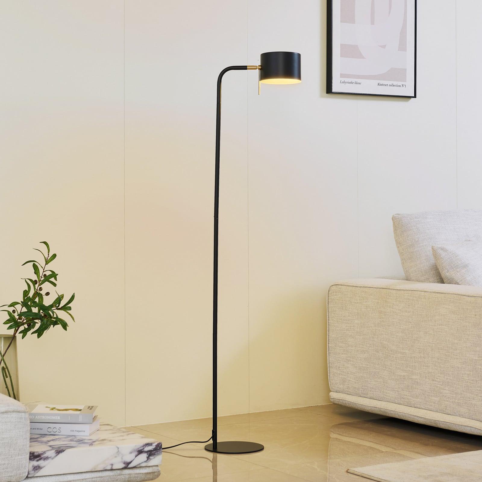 Lindby Kaida Gulvlampe Svart Lindby - Stue - Moderne - Metall - Med skjerm