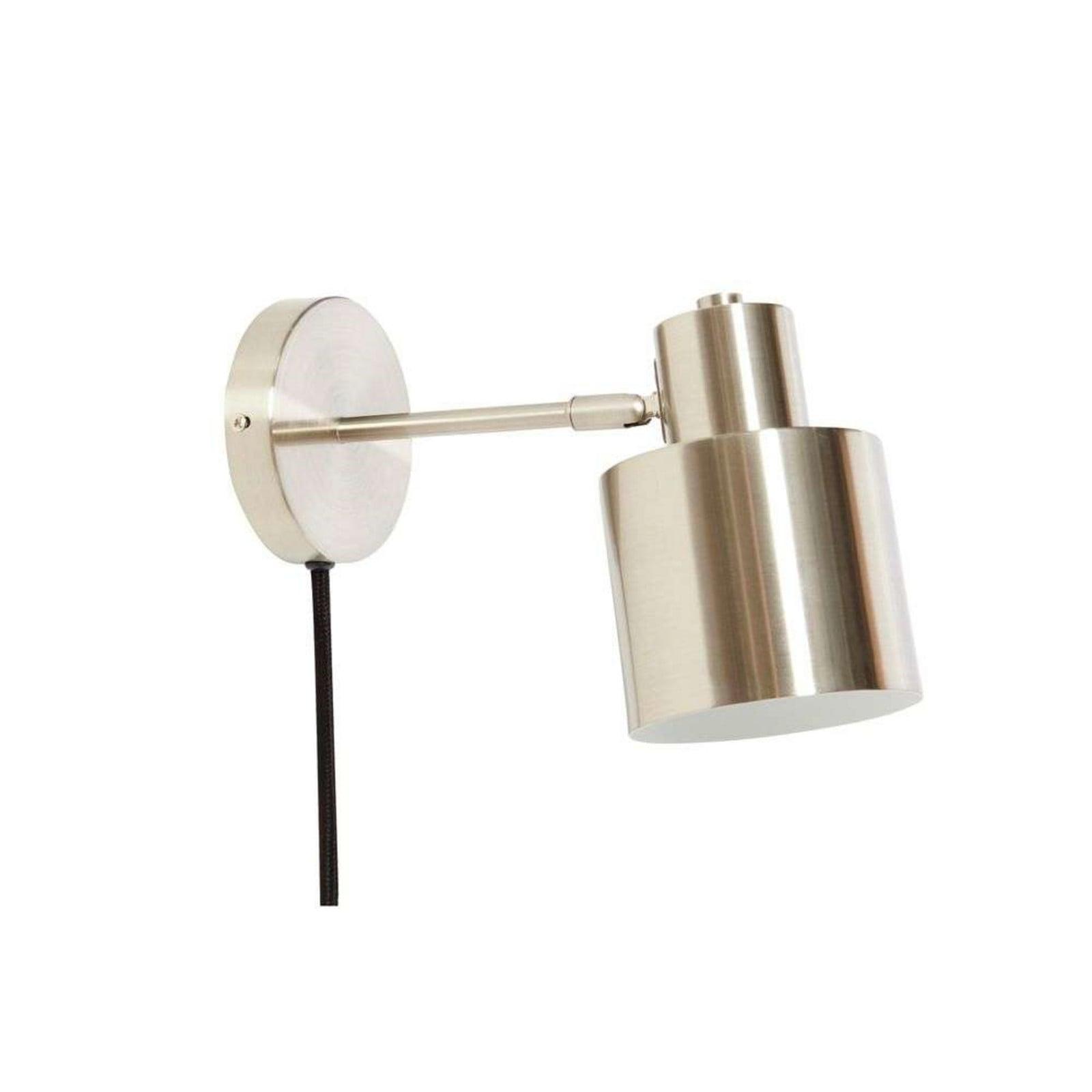 Hübsch Fuse Vegglampe Nikkel Hübsch - Stue - Metall
