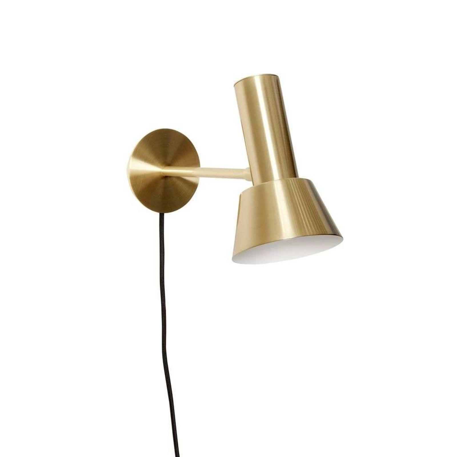 Hübsch Tap Vegglampe Brass Hübsch - Stue - Metall