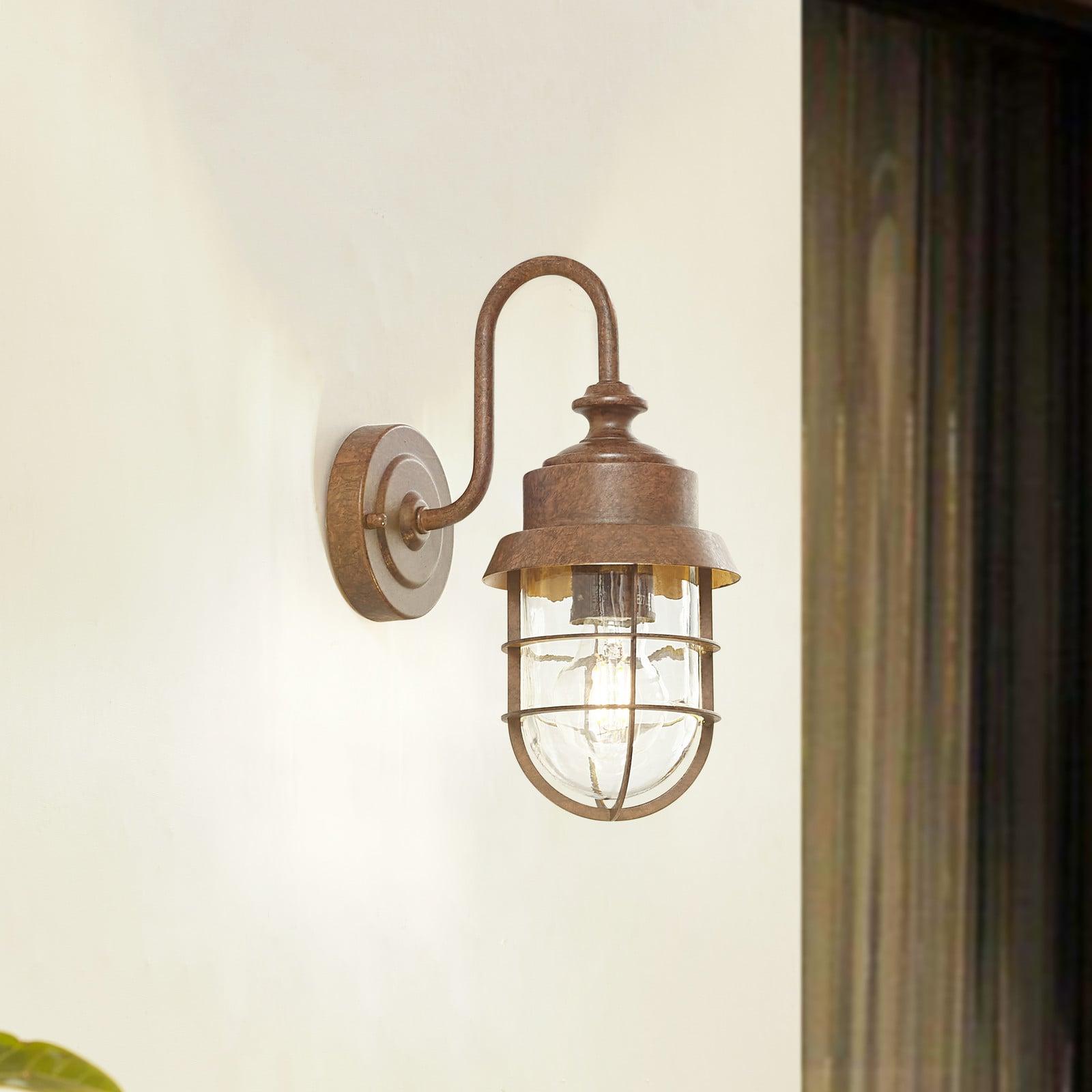 Lindby Adalie Utendørs Vegglampe Rust Lindby - Terrasse - Rustikk - Metall - Med en lyskilde