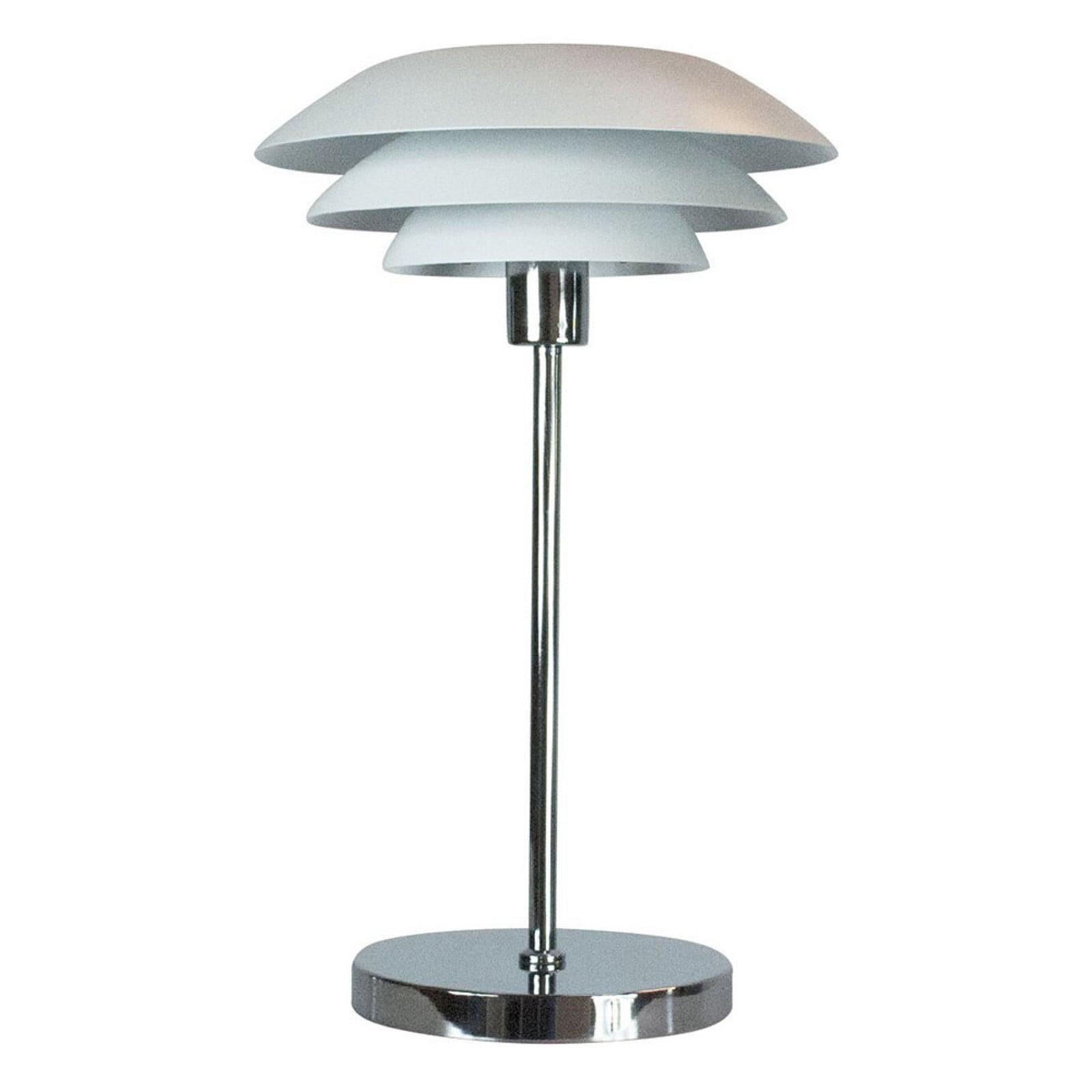 Dyberg Larsen DL31 Bordlampe Mat Hvit Dyberg Larsen - Stue - Skandinavisk - Metall - Med skjerm