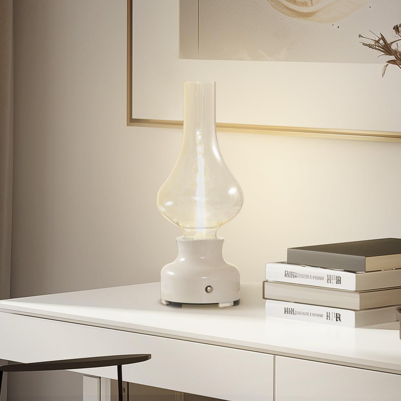 NOLA Mist Portable bordlampe hvit/gjennomsiktig NOLA - Stue - Industriell - Glass - Med en lyskilde