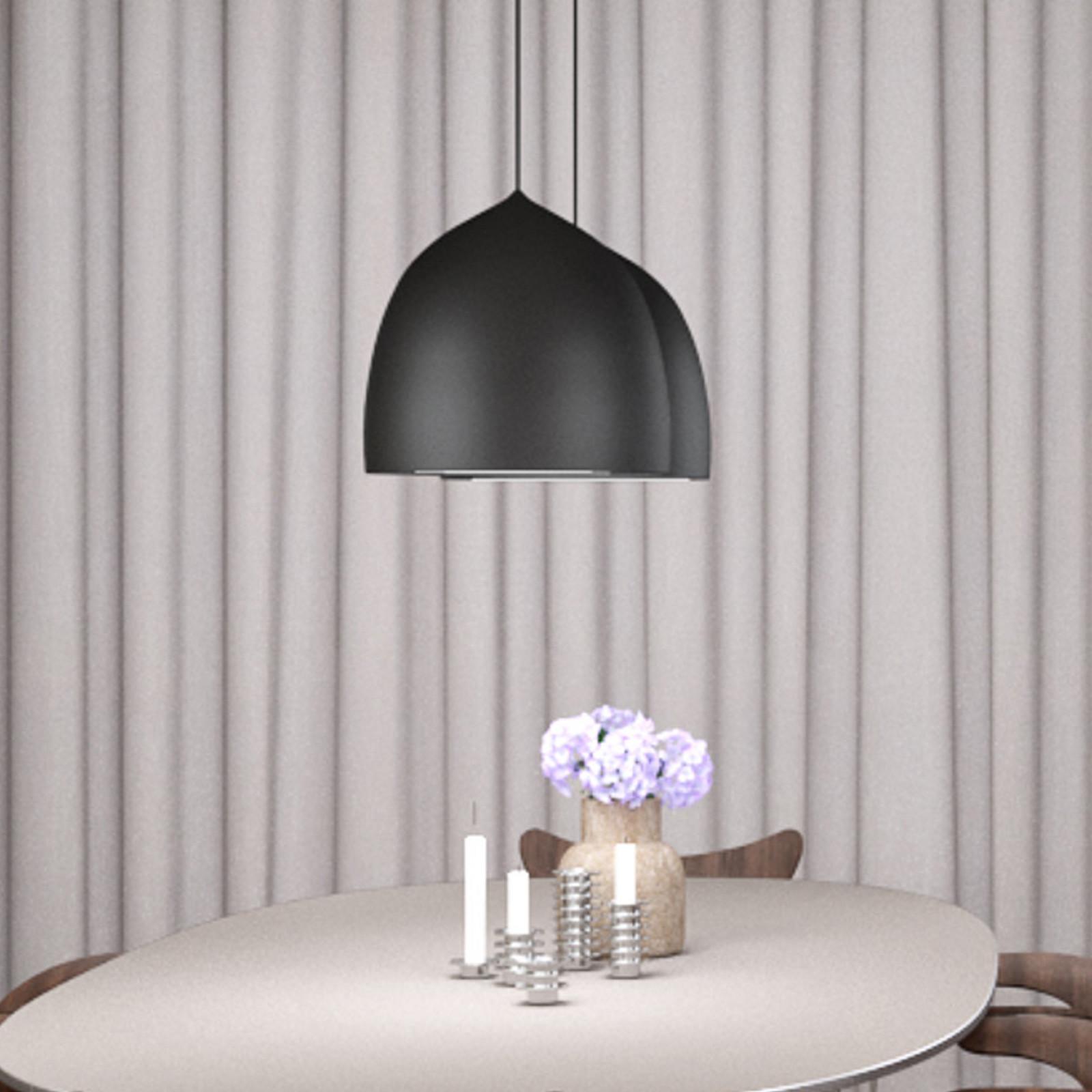 FRITZ HANSEN Suspence P2 Pendel Matt Svart FRITZ HANSEN - Stue - Design - Metall - Med en lyskilde