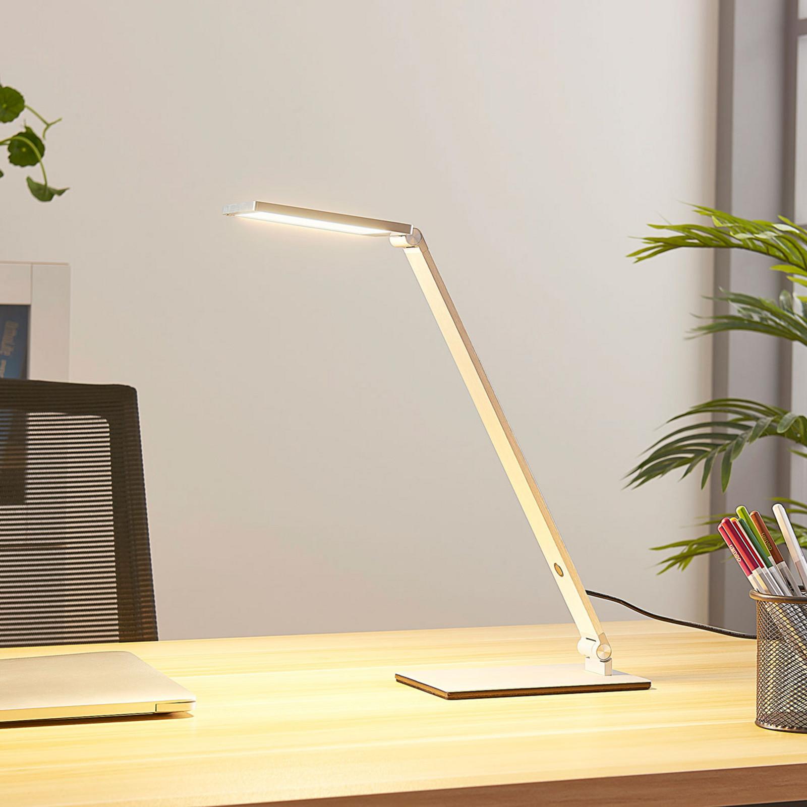 Lucande Resi LED Bordlampe Dim. Alu Lucande - Arbeidsrom / kontor - Moderne - Aluminium - Kantet