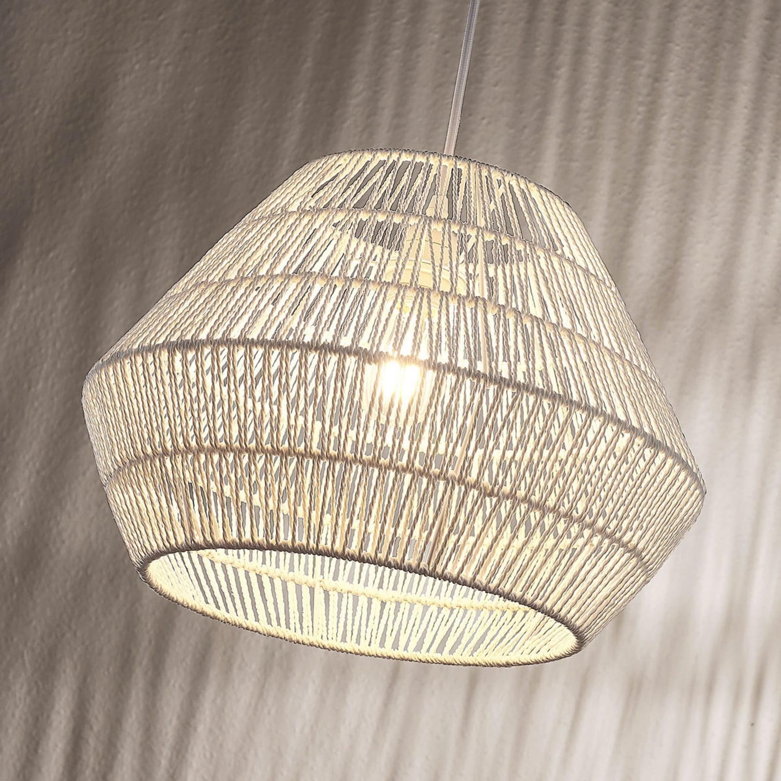 Lindby Ottavio Pendel White Lindby - Stue - Moderne - Papir / kartong - Med en lyskilde