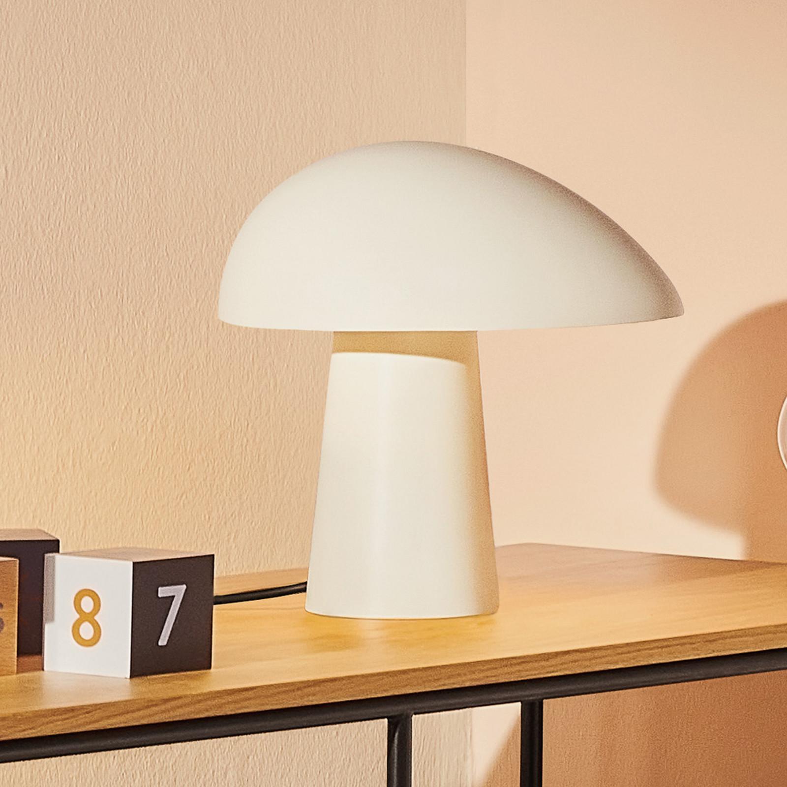 FRITZ HANSEN Night Owl bordlampe Matt Smokey White FRITZ HANSEN - Stue - Design - Metall - Med skjerm