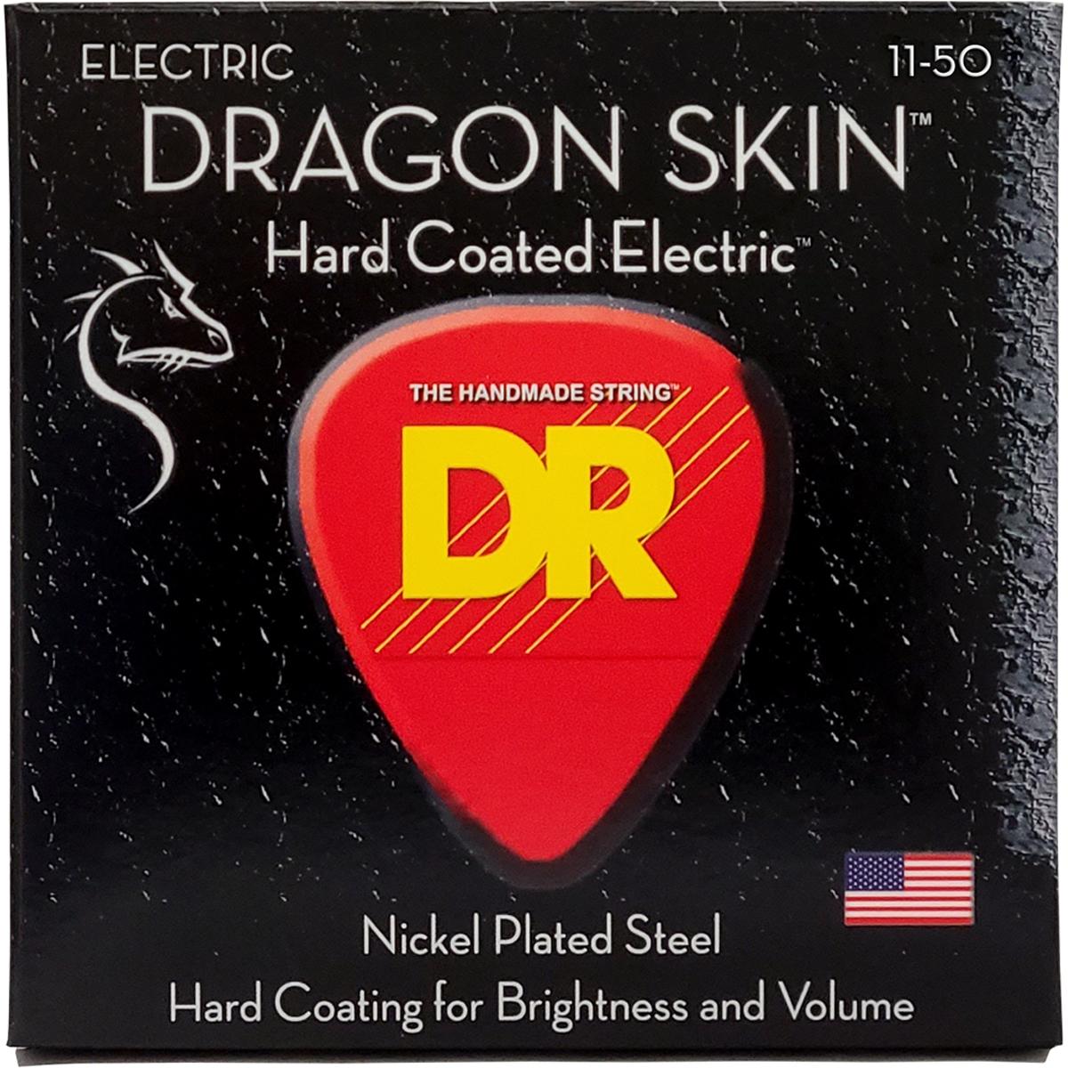 DR Strings DR Strings DSE-11 Dragon skin el-gitar-strenger, 011-050