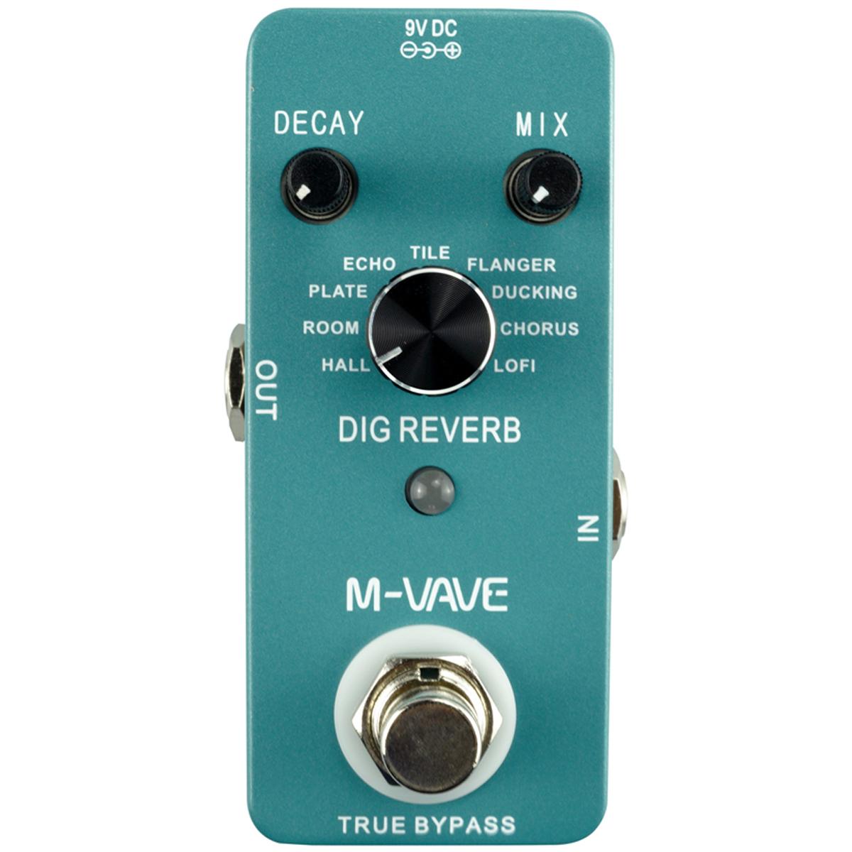 M-vave M-vave Dig Reverb gitar-effekt-pedal
