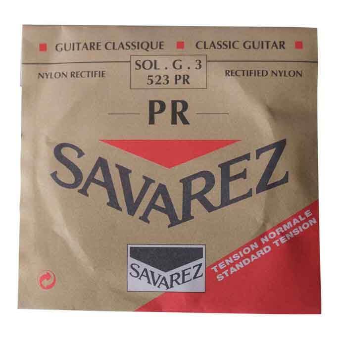 Savarez Savarez 523PR G3 løs spansk gitarstreng, rød