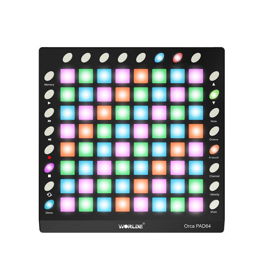 Worlde Worlde Orca Pad 64-A midi controller