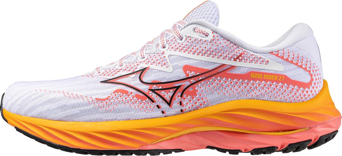 Mizuno Mizuno Wave Rider 27 W Dame Hvit UK 9 | Løpesko