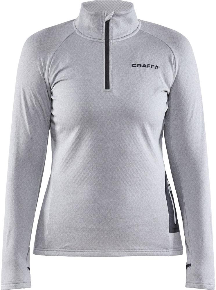 Craft Craft CORE Trim Thermal Midlayer W-Grå-L Dame Grå L | Mellomlagsgenser