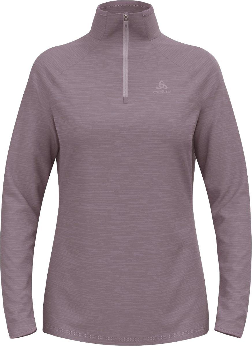 Odlo Odlo Mid Layer 1/2 Zip Run Easy Warm W-Lilla-L Dame Lilla L | Mellomlagsgenser