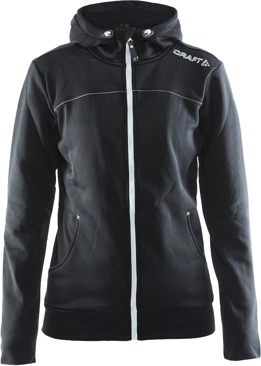 Craft Craft Leisure Full Zip Hood W Dame Svart XS | Genser