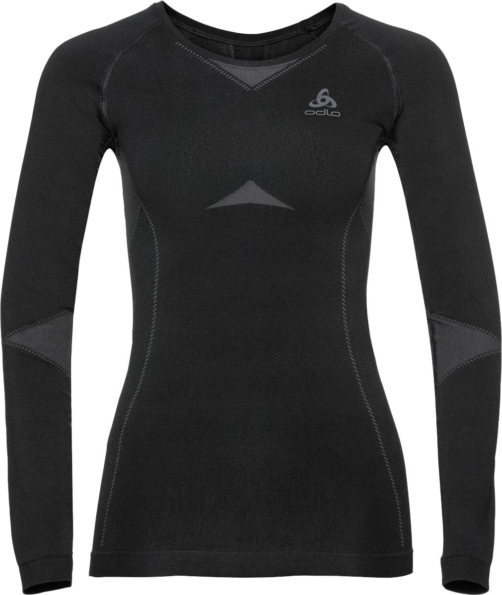 Odlo Odlo L/S Fundamentals Performance Warm W-Svart-S Dame Svart S | Undertøy Overdel